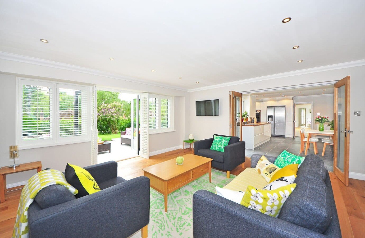 Bright living room