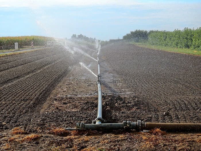 Aménagement hydro-agricole – Aspersion