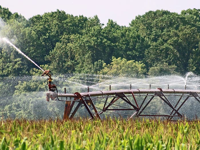 Aménagement hydro-agricole – Aspersion