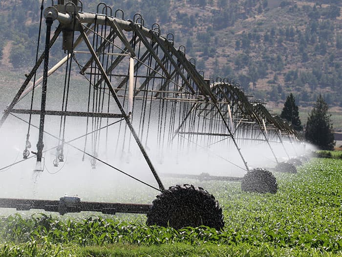 Aménagement hydro-agricole – Aspersion